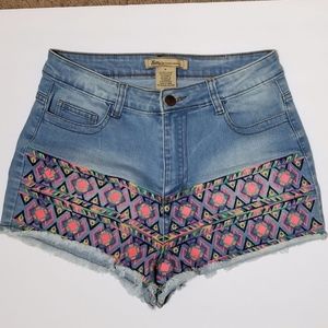 Billy By Flying Tomato JR's Cut Off Denim Shorts M